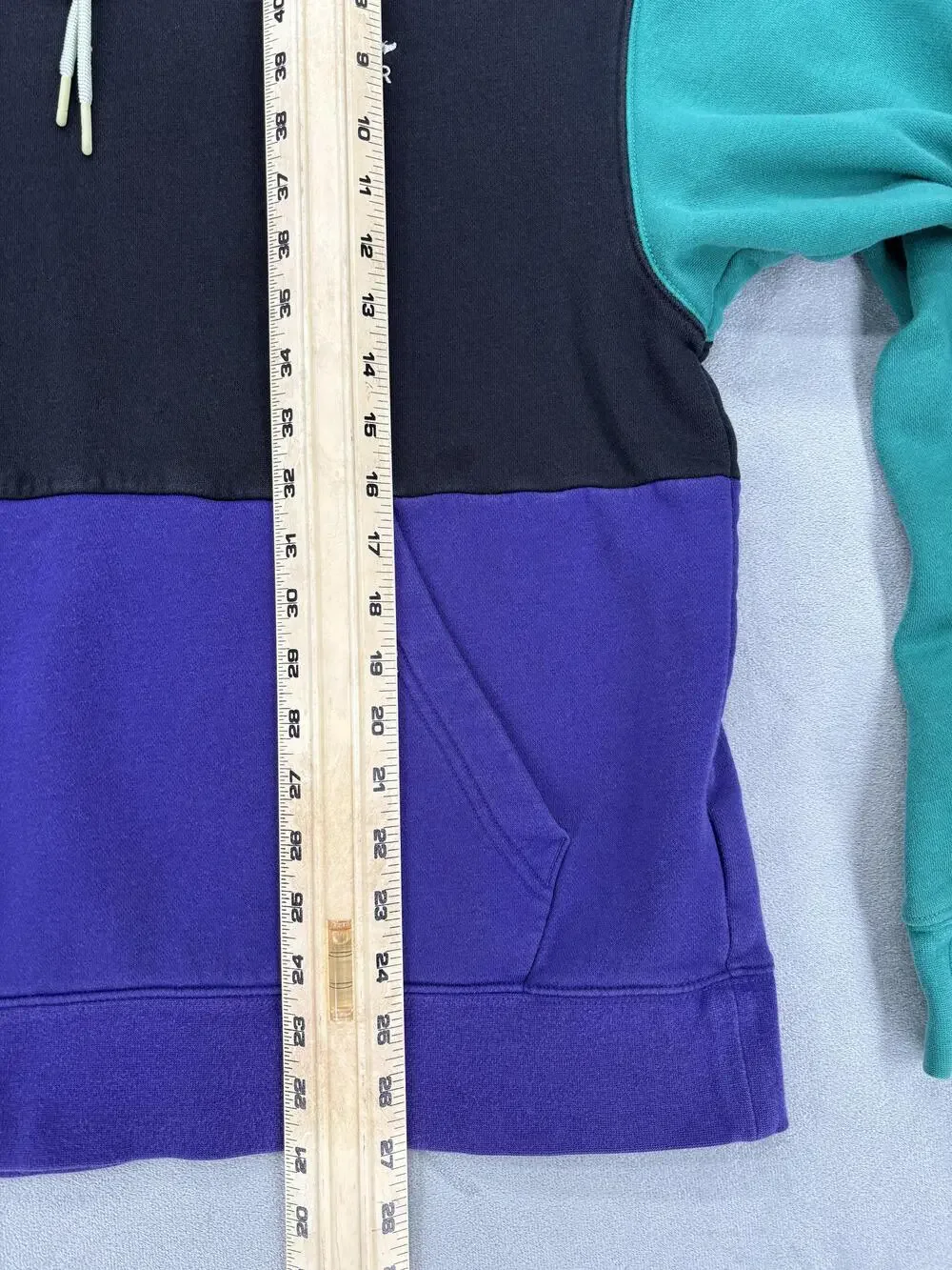 Vintage Jordan Hoodie Mens XL Multicolor Jumpman Air Colorblock Basketball 90s